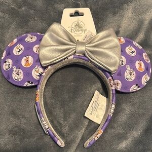 Disney Loungefly  Lavender Minnie Mouse Ears with Metallic Bow